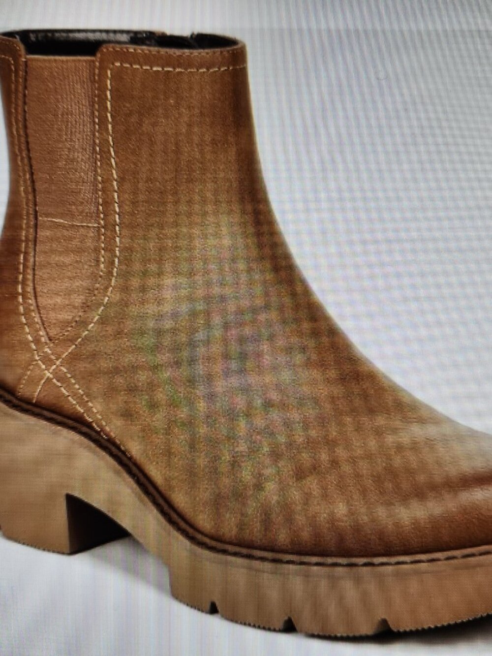 Naturalizer "Cade" Brown/Tan Booties. New in replacement box. Size 7.5